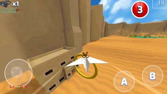 Super Bear Adventure Новая Сложная Миссия Полёт на Самолёте Бимотепская пустыня! Супер Беар Адвенче смотреть онлайн