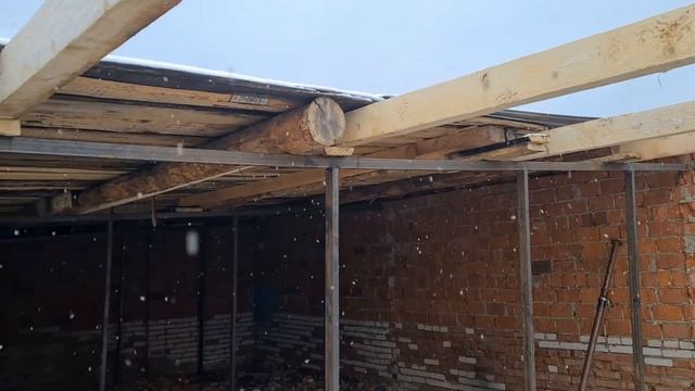 Ремонт убитого гаража .Простое решение для ремонта гаража .