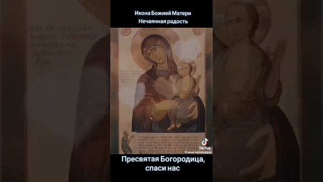 Икона Божьей Матери Нечаянная радость. Память 14 мая.