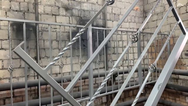 Перила из металла своими руками. Балкон. Профильная труба. Сибирь.
