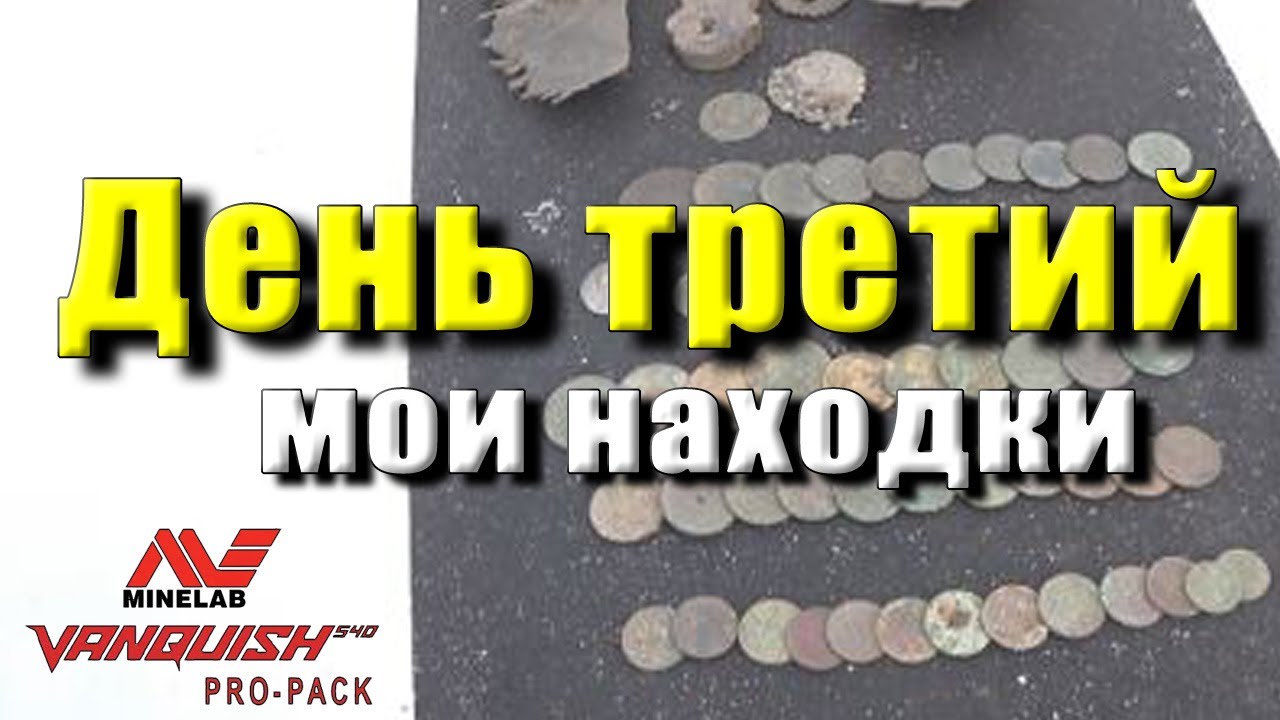 Шурф с Minelab VANQUISH 540, катушка V8. Обзор находок!.mp4