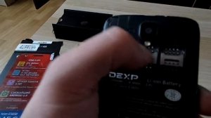 Смартфон DEXP Ixion ES650 (чёрного цвета)