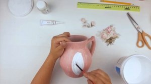 Переделка старого кувшина в стиле прованс. Переделка старых вещей DIY