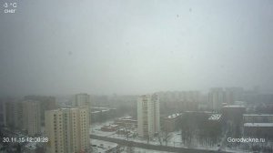 Панорама Москвы Таймплапс 151130