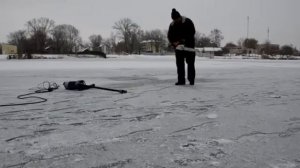 Ровняем каток на речке