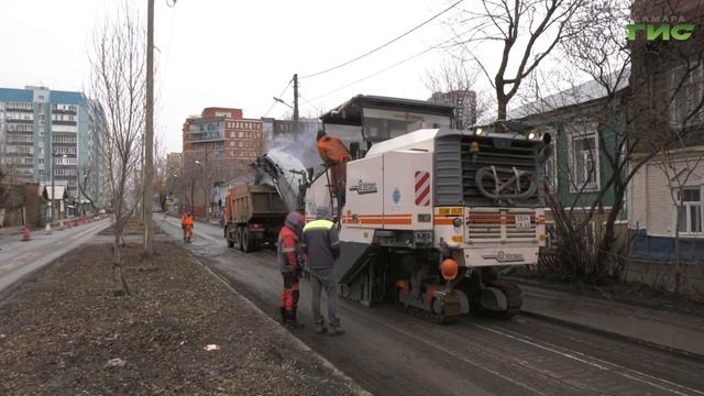 В Самаре приступили ко второму этапу комплексного ремонта дороги на улице Ленинской смотреть онлайн