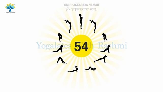 108 Surya Namaskars with Mantras Audio Count | 108 Sun Salutations | Yogalates with Rashmi смотреть онлайн
