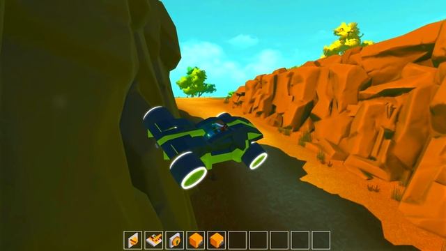 ЧУМОВЫЕ ГОНКИ ЧЕРЕЗ ОГРОМНЫЙ КАНЬОН НА НЕОНОВОМ БАЙКЕ В SCRAP MECHANIC смотреть онлайн