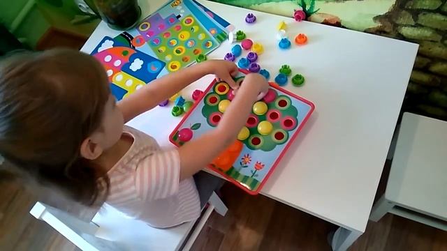 Мозайка для малышей с шаблонами смотреть онлайн