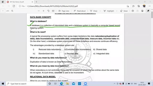 (Assignment 5) and (MySql Theory Discussion) (26May21) смотреть онлайн