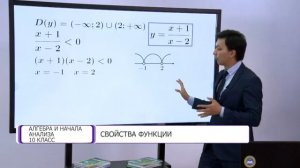 Алгебра и начала анализа. 10 класс. Свойства функции /23.09.2020/