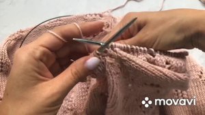 Как соединить петли планки с спинкой по открытым петлям с помощью спиц.