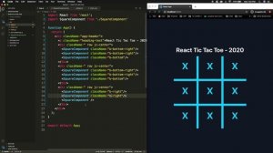 React.js | Tic Tac Toe Game using React Hooks [Beginner Tutorial]