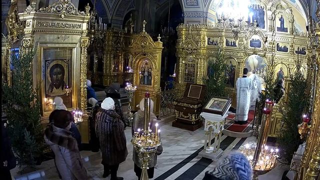 13. Часы и Божественная литургия. Отдание праздника Рождества Христова смотреть онлайн