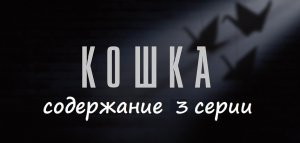 Содержание 3 серии сериала "Кошка" (РФ, 2023)