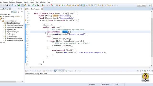 Multithreading in Java [Part 8] :  DeadLock