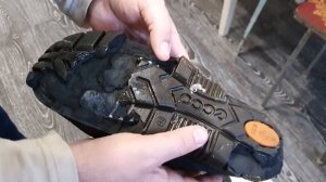 Ботинки ECCO рассыпались