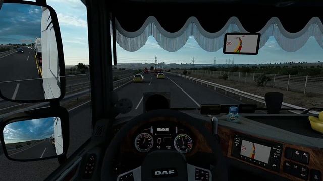 DAF XF E6 510 With Estepe Trailer Transport Trailer [ ETS2 Mods 1.42 ] смотреть онлайн