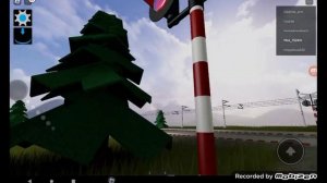 ЖД переезд в польше