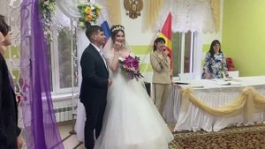 Выездная регистрация зимой.