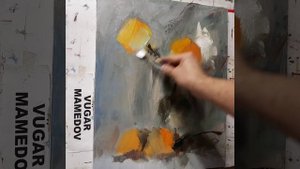 "Рисуем розы мастихином"Мастер-классы по живописи масляными красками художника Вугара Мамедова