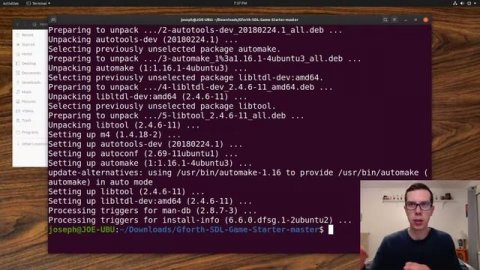 Forth Programming Language: Calling C Functions and SDL