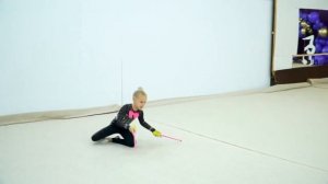 Выступление с булавами. Художественная гимнастика. Дебют. г.Кропивницкий. Мария Архиреева