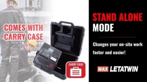 MAX Letatwin LM 550A/PC Electronic Lettering Machine