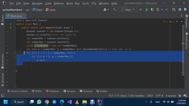 Pogram for found prime number in java смотреть онлайн