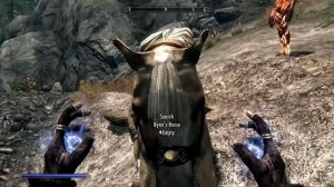 202 Let's Play Skyrim The Elder Scrolls V = My horse died