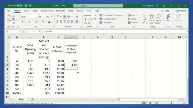 Example 10 - Particle Size Analysis in MS Excel смотреть онлайн