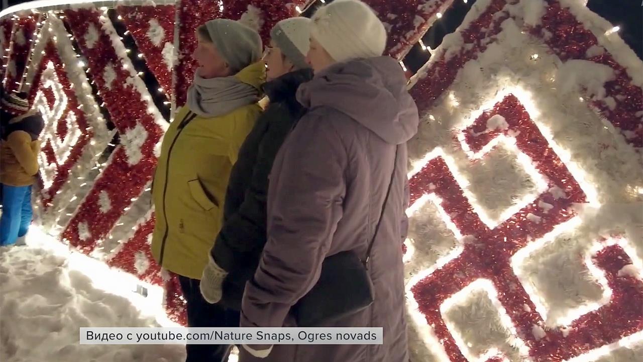 В Латвии создают новогоднее настроение с нацистским колоритом