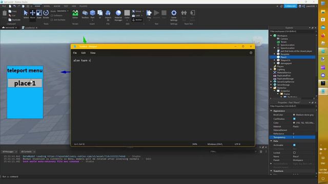 how to make a teleport menu in roblox studio смотреть онлайн