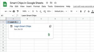 Link People, Files, and Calendar Events to Your Google Sheet with "Smart Chips"