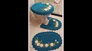 Красивые коврики для туалетной комнаты рукоделие