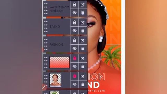 PixelLab Tutorial - How to design UNIQUE FASHION TREND FLYER in PixelLab | Smartphone#pixellabdesig