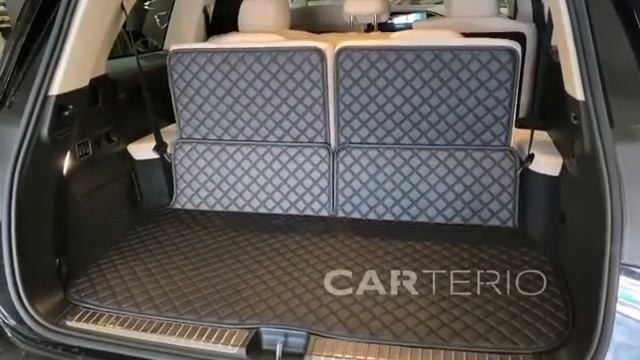 Коврик в багажник Mercedes GLS x167 со спинками 3-го ряда смотреть онлайн
