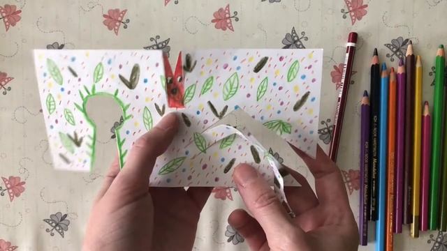 Творческая поделка для ребёнка со взрослым. Хитрая бабочка! Развитие моторики. смотреть онлайн