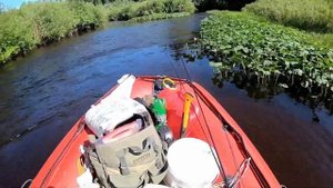 Путешествие на лодке Solar  Strela 420 под Mercury 25 Jet в Сибири. 1 часть