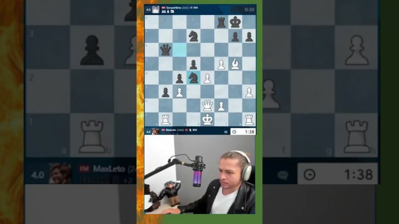 НИ КАПЛИ ПОЩАДЫ! // FM МАКСИМ ОМАРИЕВ  #chess #шахматы #shorts