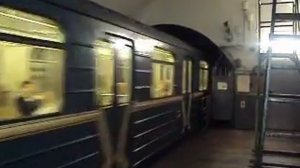 Прибытие номерного на станцию Лубянка