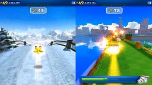SONIC DASH NEW UPDATE - SUPER SONIC VS SUPER SHADOW