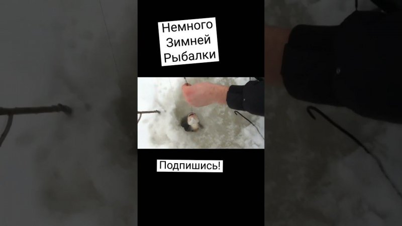 Немного зимней рыбалки