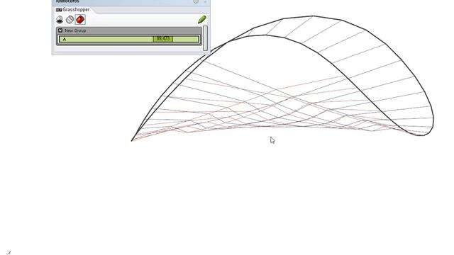 Python Scripting in Rhino Grasshopper - Circular cable net simulation 2- multi direction смотреть онлайн
