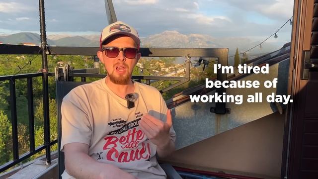 BECAUSE OF или как, не зная времен, строить грамотные фразы в английском языке смотреть онлайн