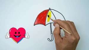 Bolalar uchun soyabon rasm chizish/Drawing umbrella for children/Рисование зонтик для детей