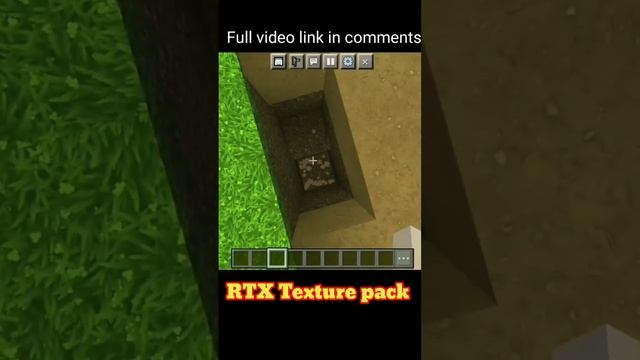Rtx texture pack for Minecraft pe 1.19 | No lag | low end device| #shorts #minecraft смотреть онлайн