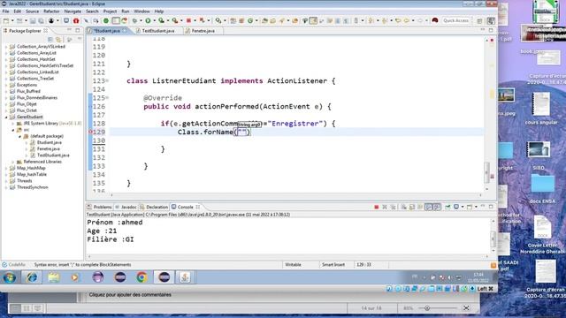 Java 35 : Accès Base de données via Interface Swing смотреть онлайн