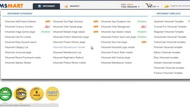 Virtuemart Horizontal Log-in Style смотреть онлайн