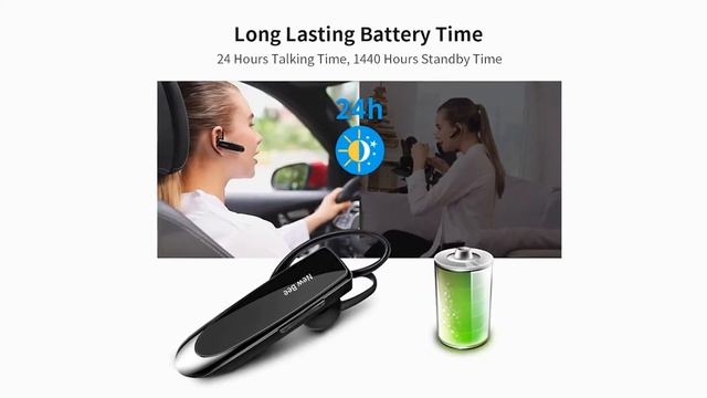 New Bee Bluetooth наушники Handsfree гарнитура 22H работы в режиме воспроизведения музыки смотреть онлайн